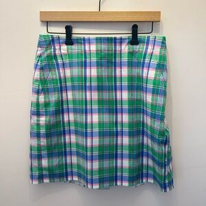 Polo Golf Plaid Skort